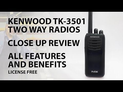 Kenwood TK-3501 TK- 3701 Radio Review | Hands on | LRS UK