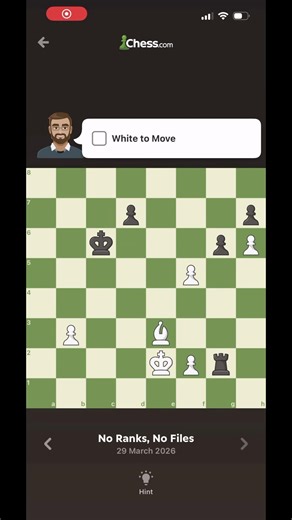 Solving daily puzzle 29-03-26 #chess
