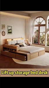 Smart Lift Up Storage Bed Design #BeMyHome #spacesavingfurniture