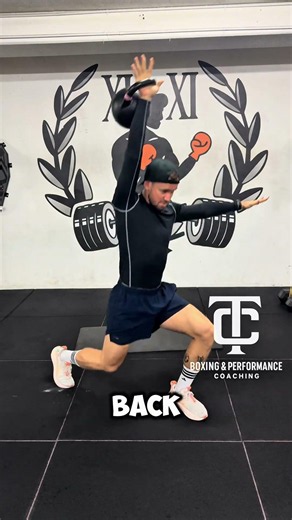 KB Snatch into Reverse Lunge