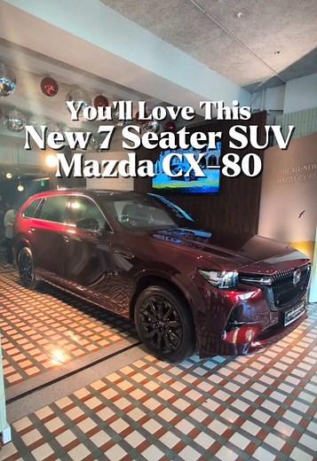 Introducing the All-New Mazda CX-80 Electrified Hybrid SUV