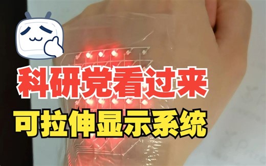 Stretchable Display System 可拉伸显示系统