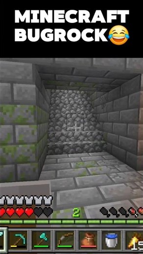 "Minecraft BUGROCK is CRAZY😂" #MinecraftBugrock #minecraftmeme#minecraft