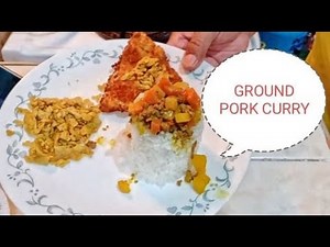 GROUND PORK CURRY - QUICK AND EASY RECIPE