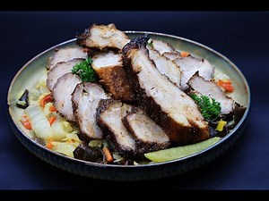 Char Siu marinated pork, roasted and lacquered with kamado