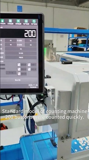 Standard model of counting machine200 buttons were counted quickly.