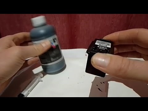 Tuto hors série : Comment recharger soit même une cartouche d'encre noire (Canon PG-541XL)