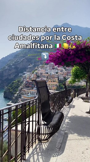 Distancias Costa Amalfitana y Sorrento: tiempos reales en transporte