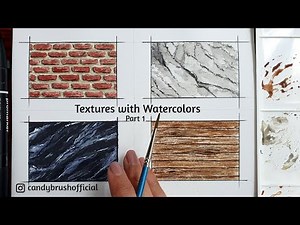 How to Render Textures with Watercolors | part 1