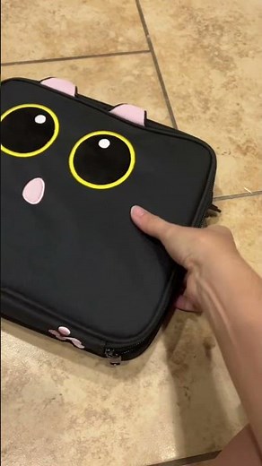 Cutest Lunch Bag Ever?! 🐱 Black Cat Insulated Bento Bag Unboxing + Real Life Demos #ad