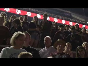 Texas A&M Yell Leader makes fun of App State night before Aggies lose to App State