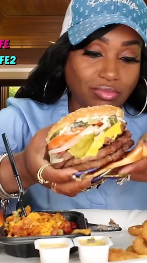 6.4K views · 75 reactions | Burger King Triple Vs Wendy's Triple Cheeseburger - Part 1 | Bloves Mukbang | Facebook