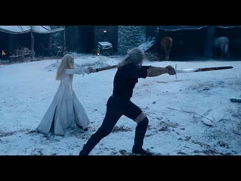 Ciri begins training with Geralt | The Witcher Season 2 Episode 2