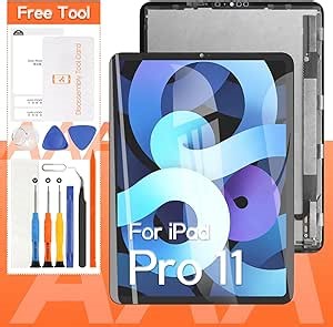 Screen Replacement for iPad Pro 11 3rd Gen(2021) LCD Display 11.0 inch A2301 A2459 A2460 A2377 LCD Screen Touch Digitizer Full Assembly(Black)