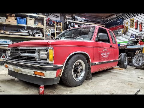 Lowering an S10 front end in less than 30 minutes. Adding drop springs to the Work Truck. 5/7 drop