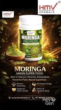 Thakan, Weight Gain aur Weakness ka Solution? | Moringa Powder Benefits & Use | HMV Herbals