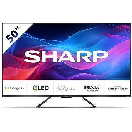 📺 Sharp 50GR8265E 50" 4K Ultra HD QLED TV mit 144Hz für 427,46€ (statt 649€)