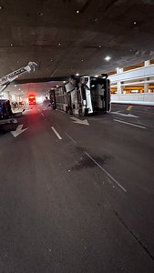 Gillag bus rolls over inside John Wayne airport terminals #cityterracetowing #heavydutytowing #wrecker #towtrucks | City Terrace Towing