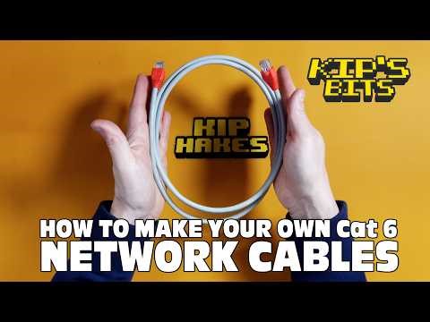How to make a Cat6 Network Cable - T568B Standard