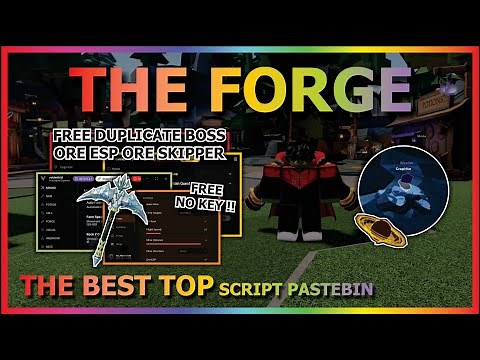 THE FORGE Script Pastebin 2026 AUTO FARM, FREE DUPLICATE GOLEM, AUTO QUEST, AUTO FORGE (NO KEY) ⚔️