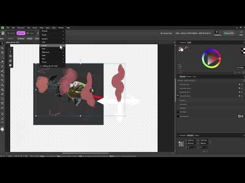 Affinity Layers Display 表示 = Window→General→Layers