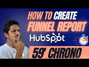 How to create funnel reports in HubSpot | 59 Second Tutorial