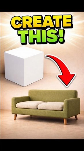 Simple cube become SOFA 🛋💚Maya Tutorials : Model a Simple sofa in autodesk maya#3d #mayatutorials