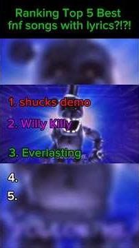 Ranking Top 5 Best fnf songs (part 4)