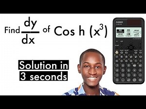 Quick Hyperbolic Derivative Trick with Casio Fx-991 Cw Calculator