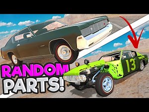 Upgrading the WORST CARS with RANDOM PARTS in BeamNG Drive Mods?!