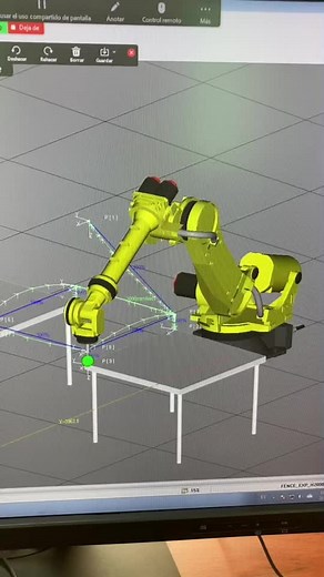 Simulando Robots Fanuc #fanuc #fanucrobots #upvm #technology