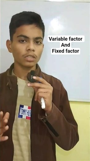 variable factor and fixed factor ⚡ #ytshorts