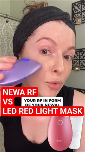 Newa Rf Vs. Red Light Mask !!