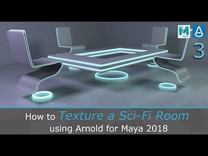 Texture a Sci-Fi Room using Arnold for Maya