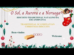 Goro - Biscoito de Natal norueguês - Norwegian Christmas biscuits