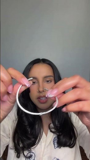 How to open a flexible tennis bracelet clasp
