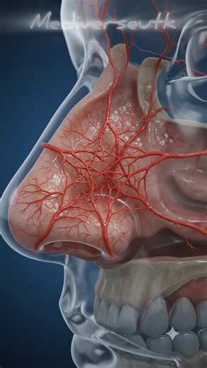 Why Does Your Nose Bleed? The Tiny Spot Behind Most Nosebleeds 👃 #medical #nosebleed #shorts