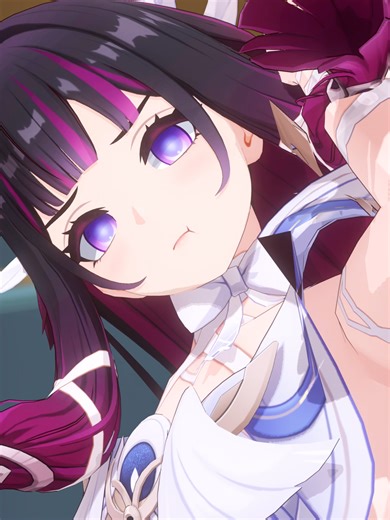 Columbina 犬とバカ猫 #columbina #コロンビーナ #哥伦比娅 #genshinimpact #genshin #mmd #原神