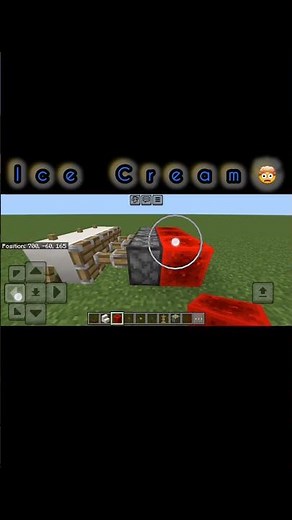 Minecraft Ice Cream Tutorial🍦 | #minecraft #minecraftbuild #minecrafttutorial #gaming #shorts #2026