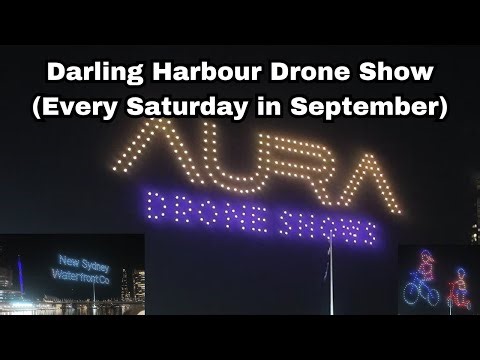 Darling Harbour Drone Show – September 2025 | Spring Lights Spectacle