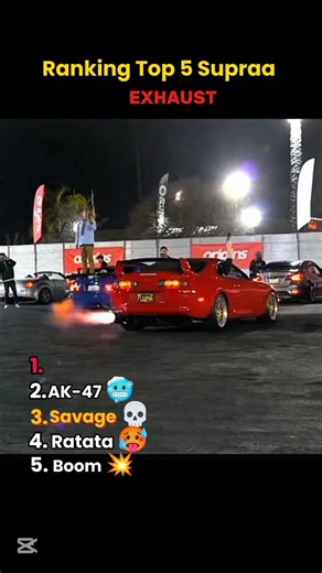 Ranking of supra MK4 exhaust 🚀 #carexhausts #supramk4 #toyotasupra #loudeat exhaust