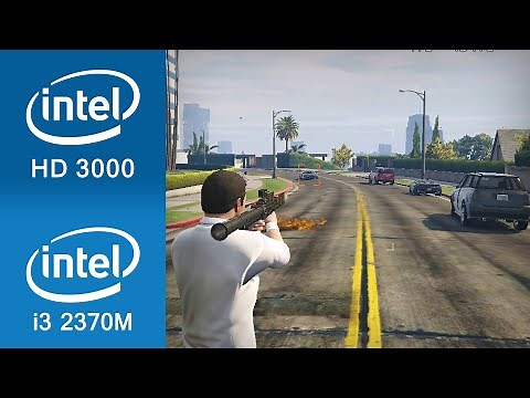 Grand Theft Auto 5 Gameplay Intel i3 2370M + Intel HD Graphics 3000 (Notebook / Laptop)