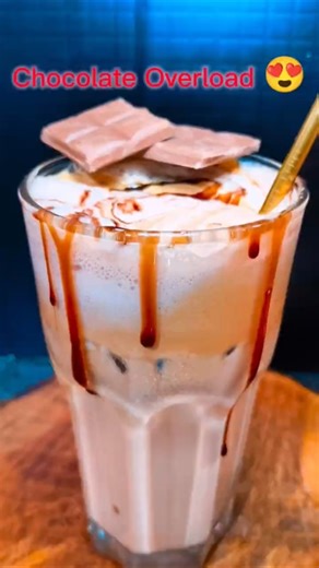 Dairy Milk Cold Coffee 😍🔥 | Most Chocolaty Cold Coffee Ever #shorts