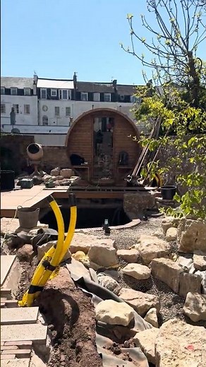 Sneak peek into this mini natural plunge pool build. Small but mighty!! #naturalswimmingpool
