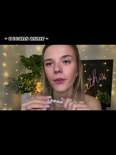 Oceans asmr 🐚🤍 Thank you so so much for 14k! It’s truly unreal xxx #asmr #asmrsounds #personalattention #relax #hairplay #mouthsoundsasmr #tingles #oceansasmr