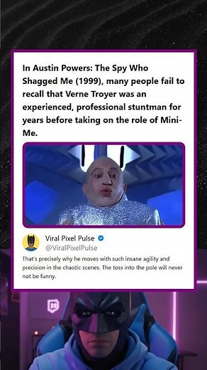 Austin Powers The Spy Who Shagged Me 1999 Verne Troyer Was a Stuntman