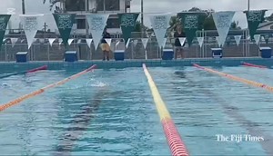 #FijiTimesSports | "Since my whole family is part of Fiji Swimming, I will carry on the family name and continue to follow their footsteps. Jeremiah Rova, a 16-year-old student of Swami Vivekananda College, shared this during the Fiji Swimming final trials that were held at the National Aquatic Center in Suva yesterday. Jeremiah aims to secure a spot in the Fiji swimming squad for the Palau Pacific mini games. 📽️KATA KOLI | The Fiji Times