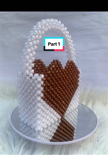 DIY Heart Shaped Beaded Bag Tutorial - Part 1