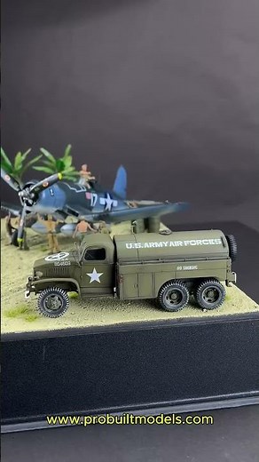 1/48 USMC F4U-1A Corsair – Pacific WWII Airfield Diorama 🌴✈️🔥