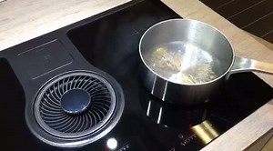 5.1K views · 26 reactions | Our new AEG Induction Extractor Hob is wired up and ready for viewing! Very impressive extraction for any projects where a downdraught or ceiling appliance would be very difficult.  See instore now.  | B&B Furniture | Facebook